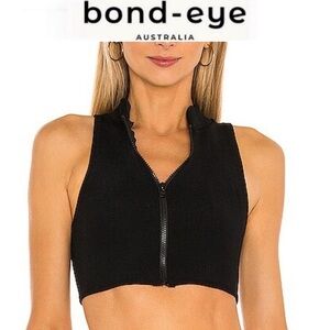 BOND EYE Campbell Zip Top In Black OS 150$